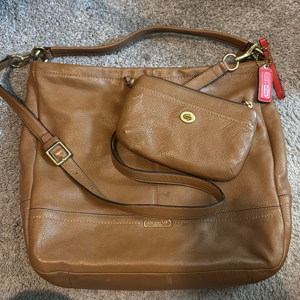 Coach purse with matching wallet